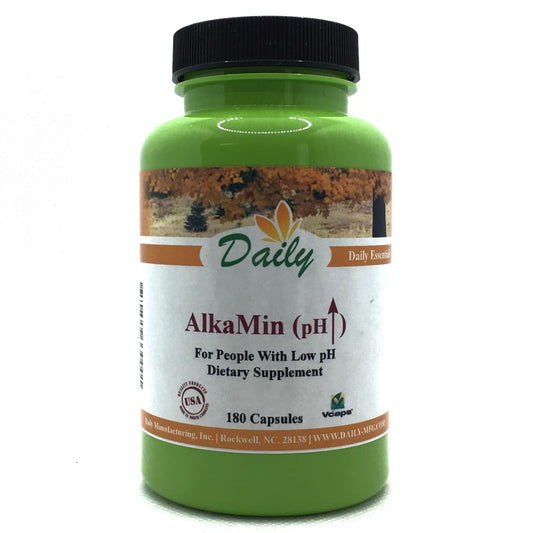 Daily Manufacturing AlkaMin Calcium, Vitamin D3, & Iodine (from Kelp) Capsule, 180 Count