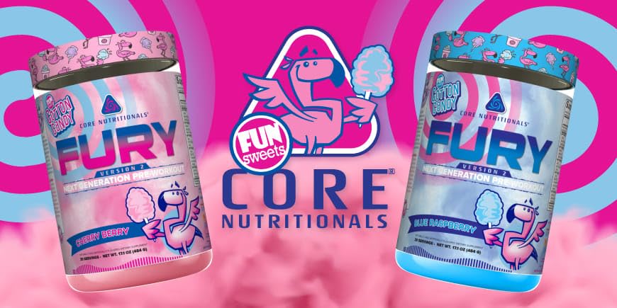 Core Nutritionals Fury V2 Pre-Workout Powder, 16