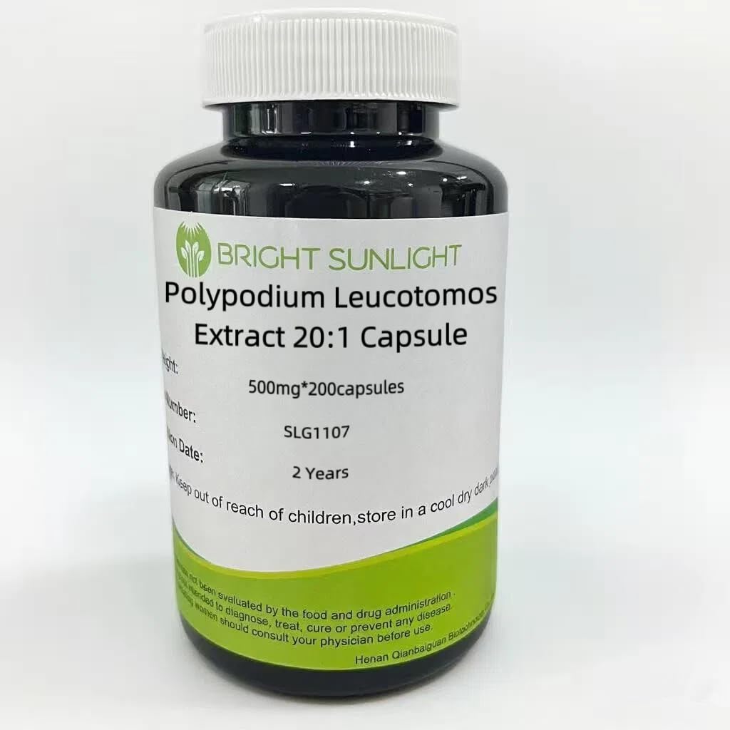 Bright sunlight Polypodium Leucotomos Extract 20:1 Capsule 500mg, 200 Capsules