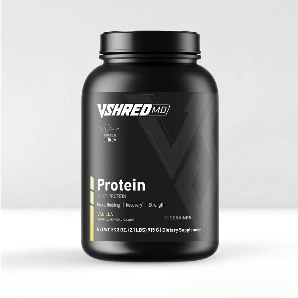 VShred MD Vanilla Protein Powder, 33.3 Servings