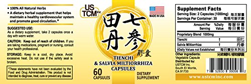 USTCM Tienchi Danshen 60 Capsules