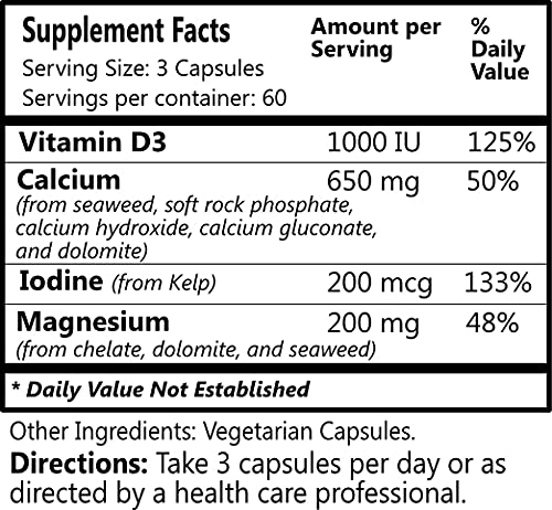 Daily Manufacturing Ocean Elements Capsules, 60 Count