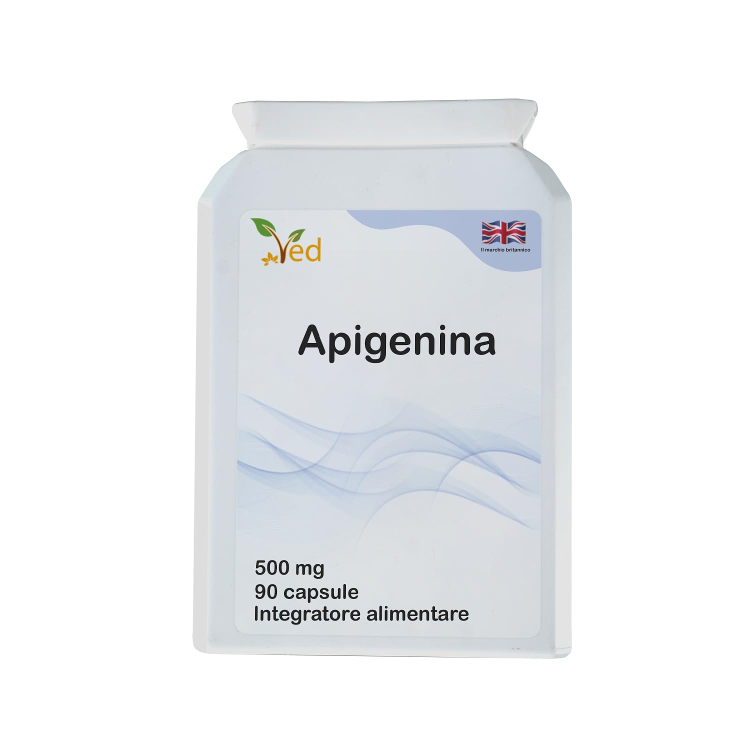 Ved Apigenin 50mg Capsule, 90 Count