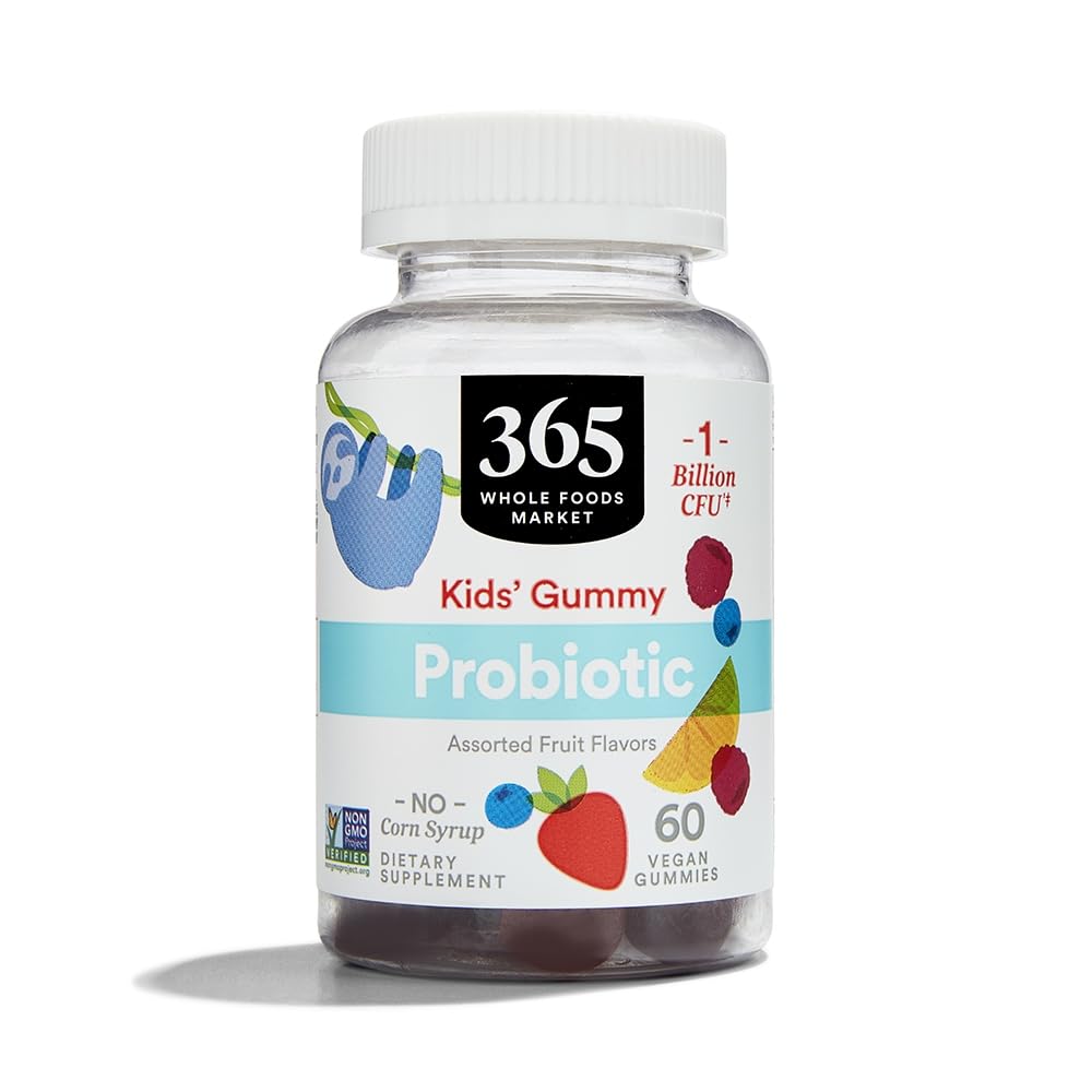 365 by Whole Foods Market Kid's Probiotic Gummy 1 Billion CFU, 60 Count