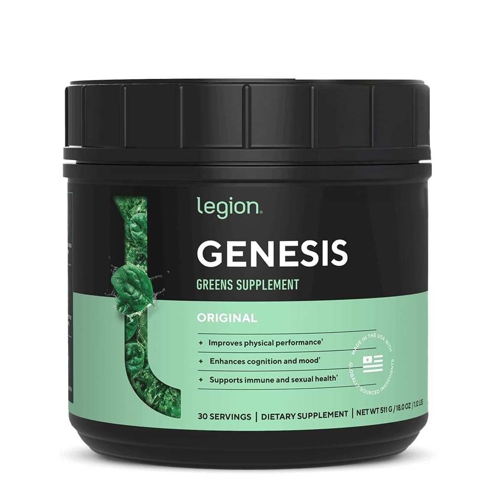 Legion Genesis Greens Powder, 18 oz