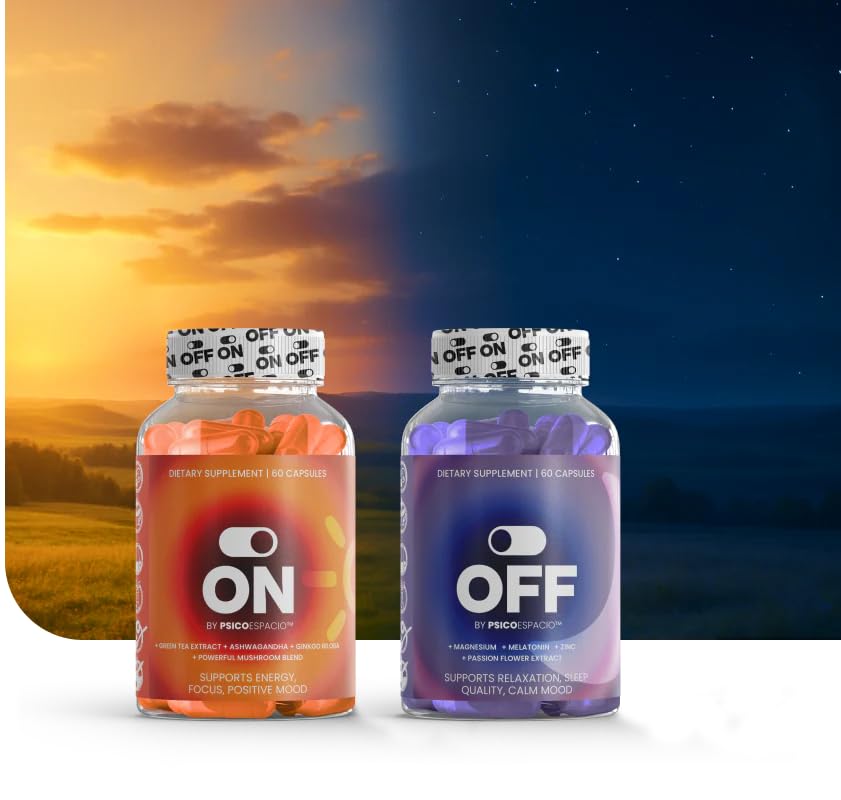 OFF BY PSICOESPACIO ON & Off Day & Night Supplement Bundle Capsules, 120