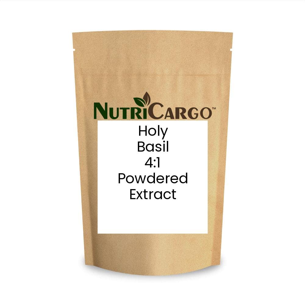 NutriCargo Holy Basil 4:1 Powdered Extract, 1 Count