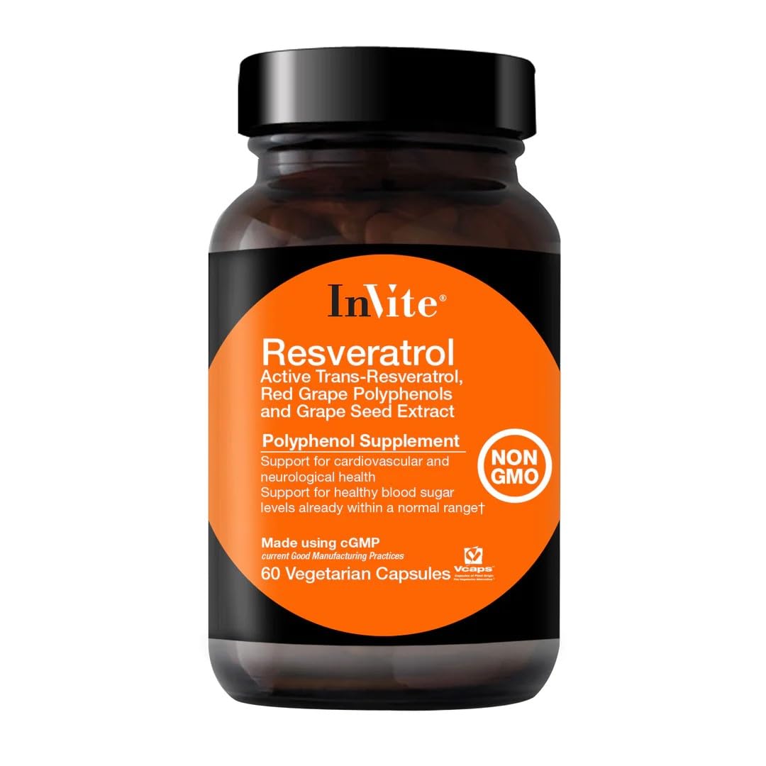 Invite Health Resveratrol Capsules 60
