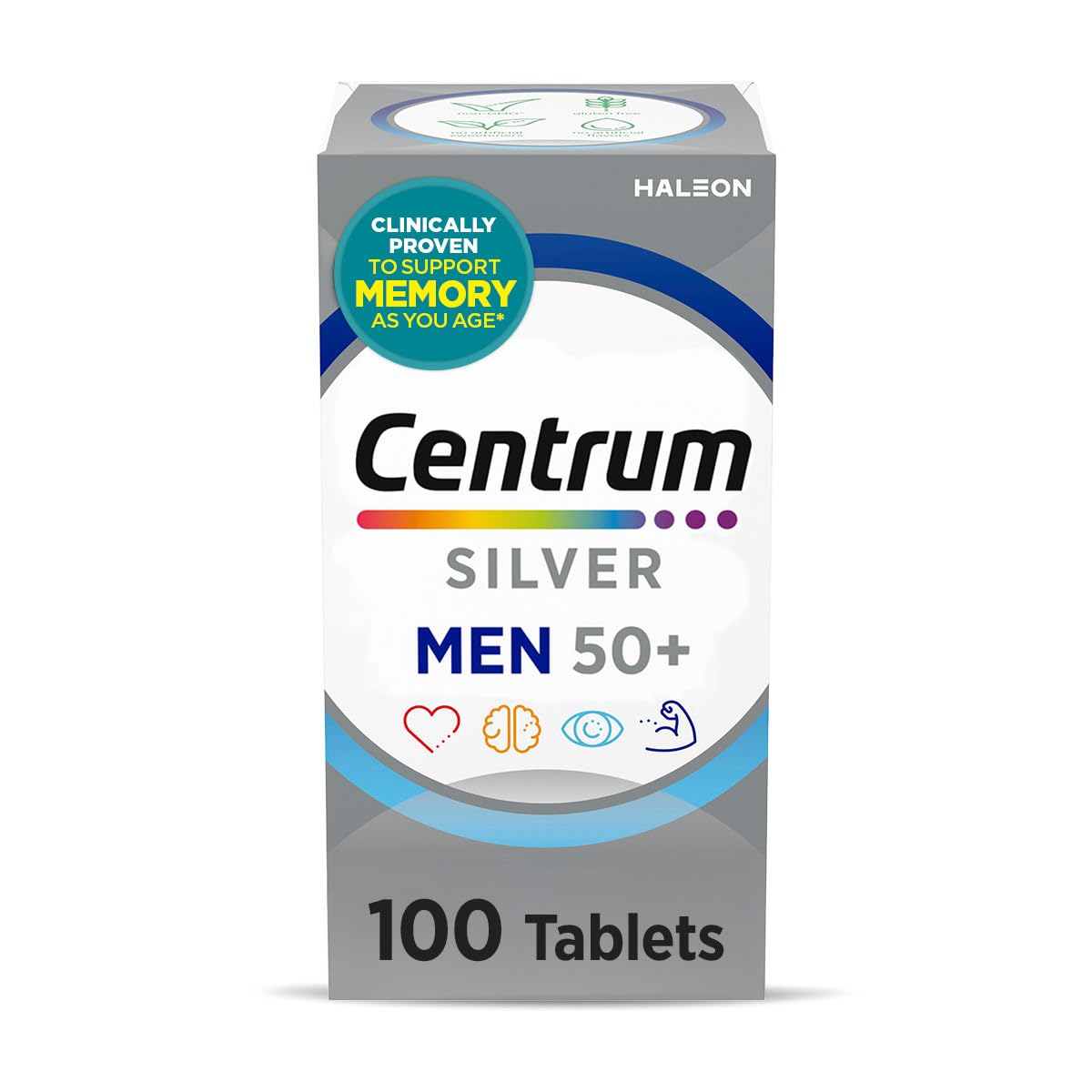 Centrum Silver Multivitamin for Men 50 Plus Tablets, 100 Count