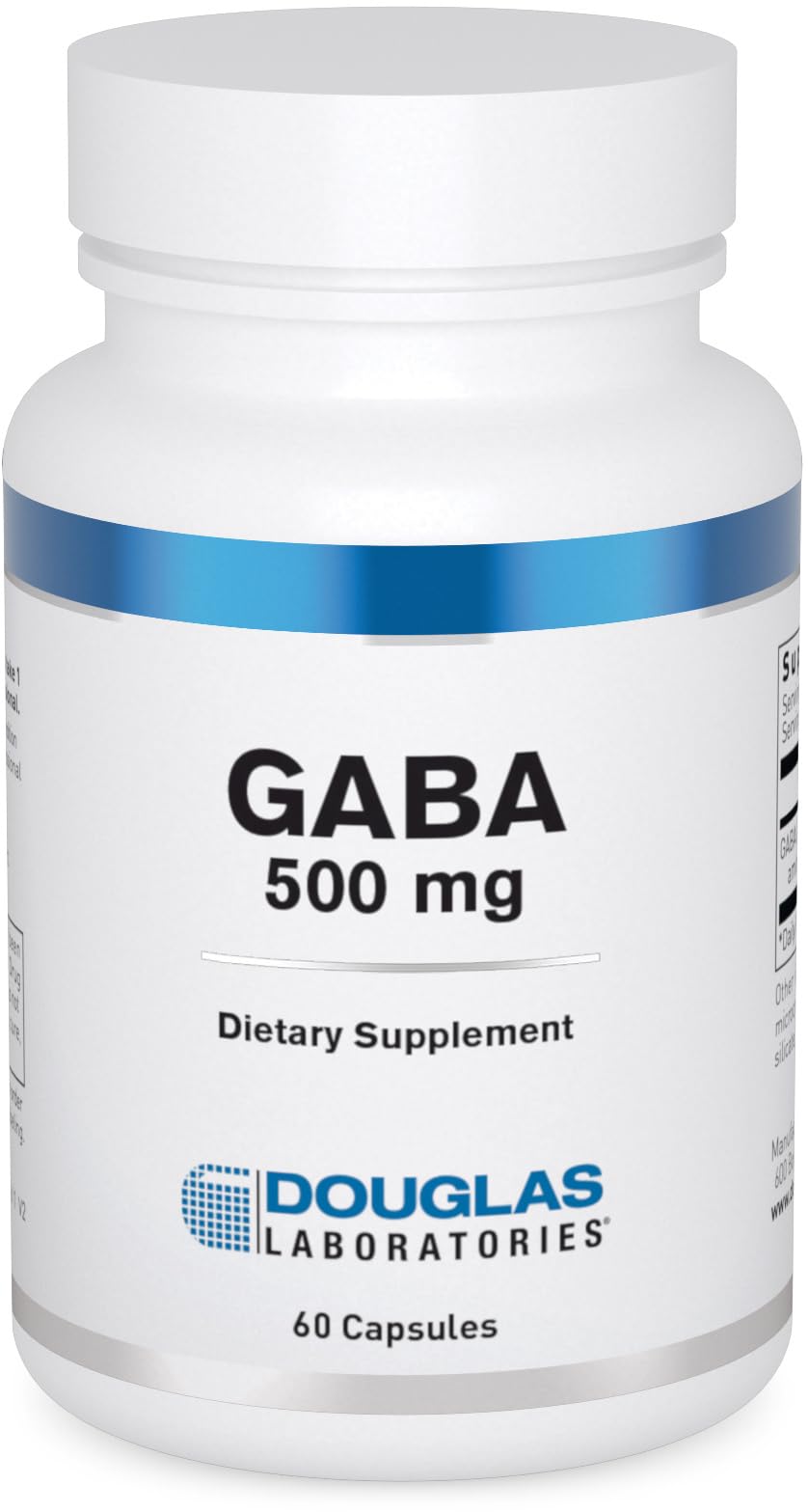 Douglas Laboratories GABA 500 mg Capsule, 60 Capsules