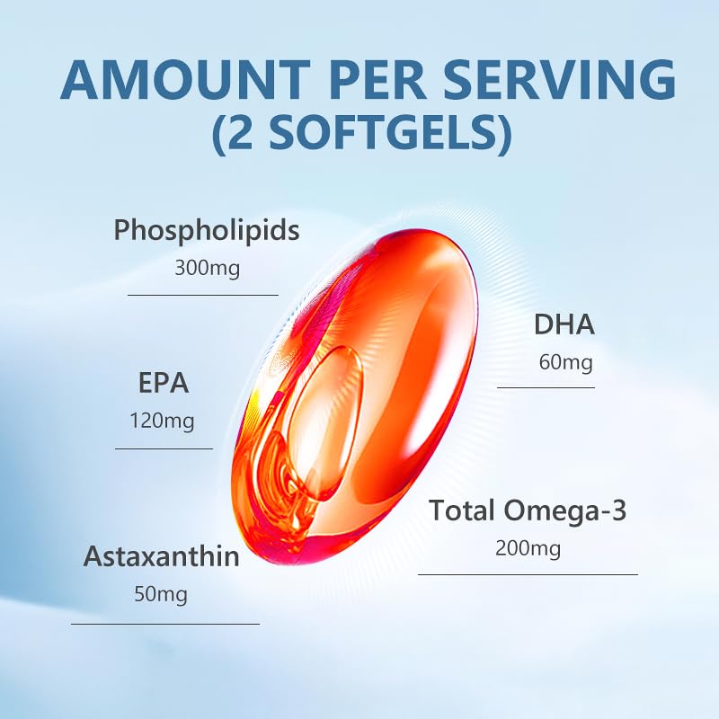 ausalli Antarctic Marine Complex – Natural Lipid Softgels with Omega-3 120 Count