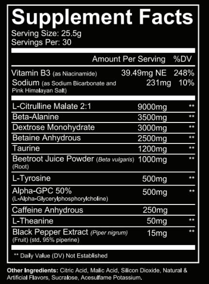 110 Percent Pre-Workout Powder 1.9 Ounce