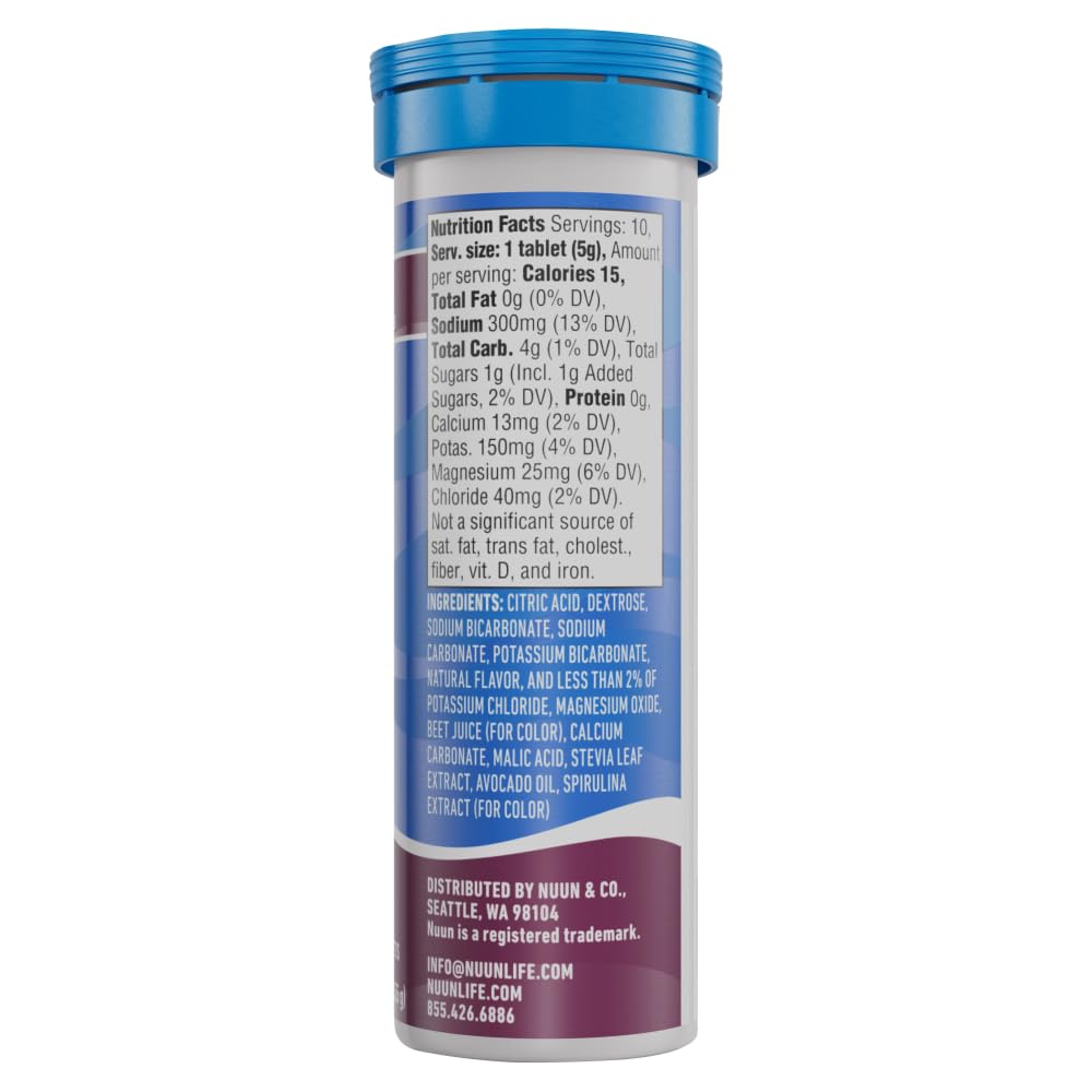 Nuun Active Hydration Tablets Tri Berry 8 Tablets