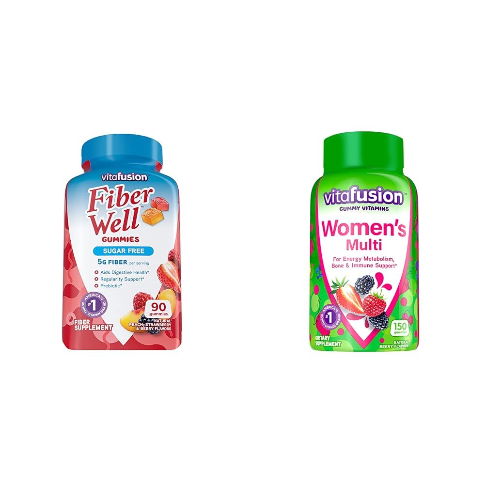 Vitafusion Fiber Well Sugar Free Fiber Supplement Gummies