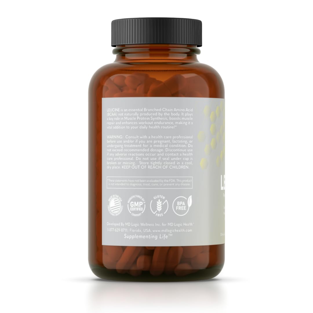 MD Logic Health Leucine Capsule 180 Count