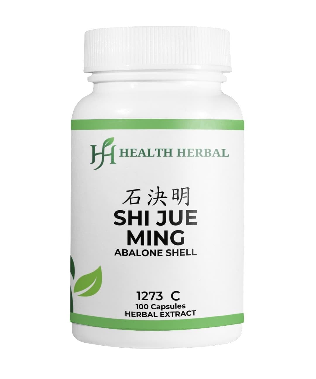 Health Herbal HH1273C Shi Jue Ming/Abalone Shell Capsules, 100 Capsules