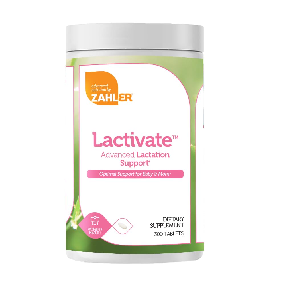 Zahler Lactivate Advanced Lactation Support Supplement 300 Tablets