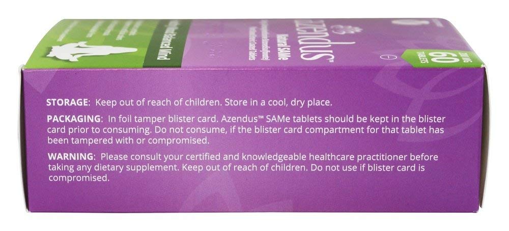 extreme V, LLC Azendus SAM-e Mood Support 200mg Tablet, 60 Count