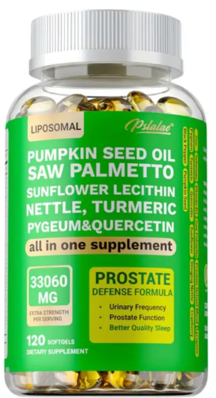 Generic Pumpkin Seed Oil and Saw Palmetto Softgel 120 Count