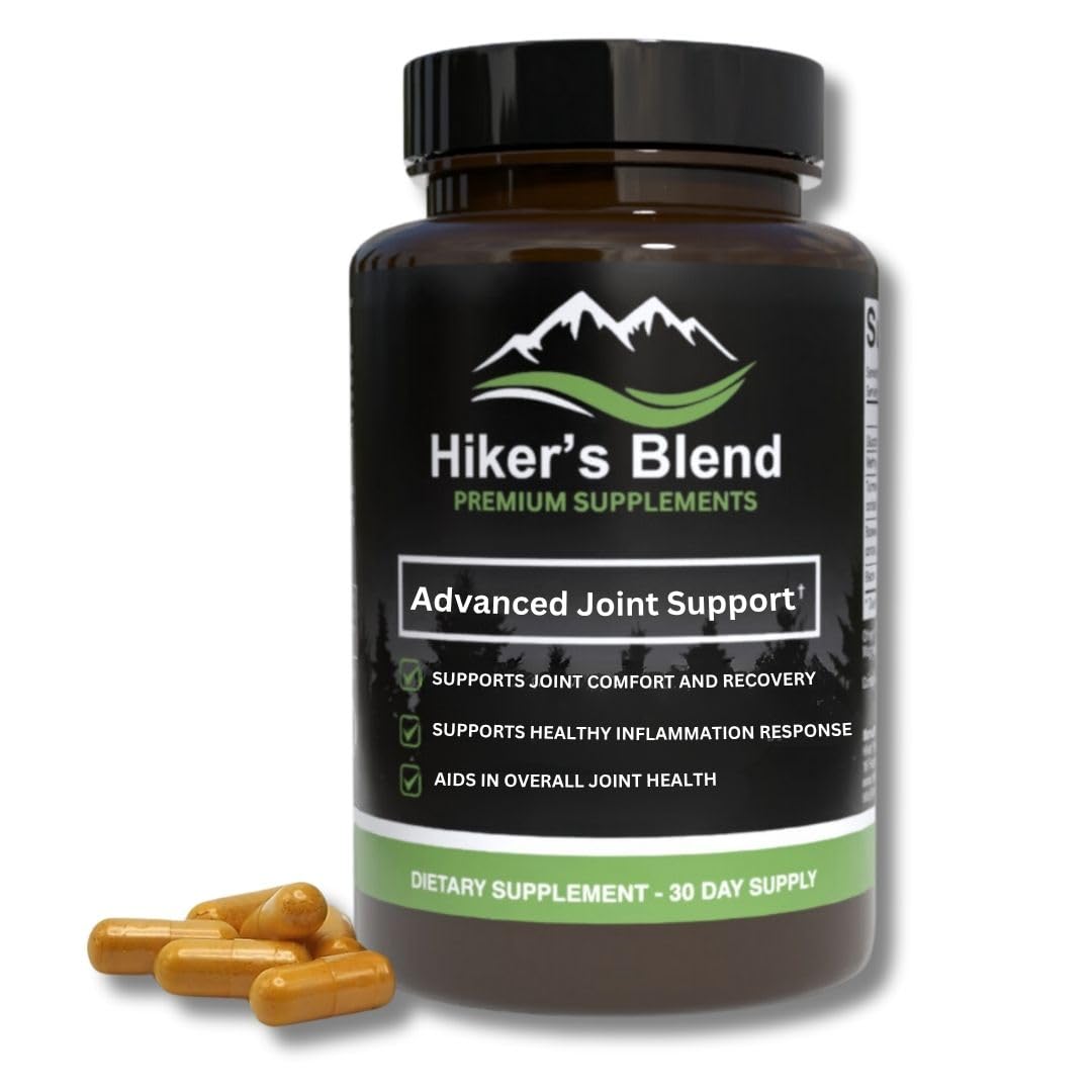 HIKER'S BLEND PREMIUM SUPPLEMENTS Advanced Joint Support Supplement Capsule 90 Count