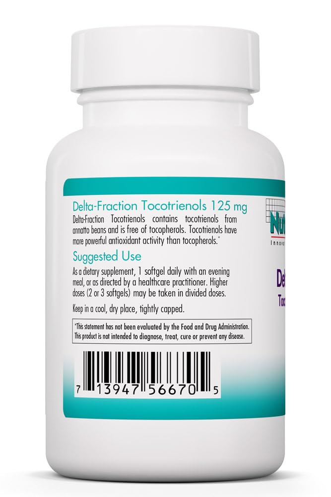 Allergy Research Group Nutricology Delta-Fraction Tocotrienols Softgels 90