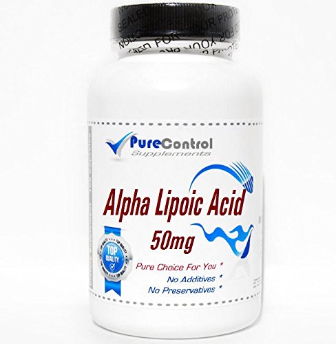 PureControl Supplements Alpha Lipoic Acid 50mg Capsule, 180 Capsules