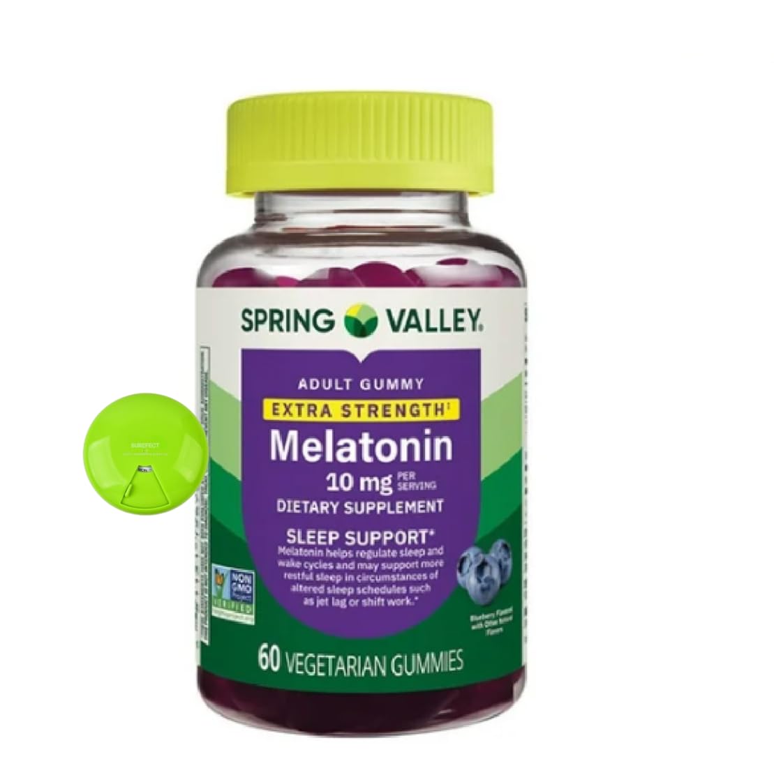 SUREFECT Melatonin 10mg Gummy, 60 Count