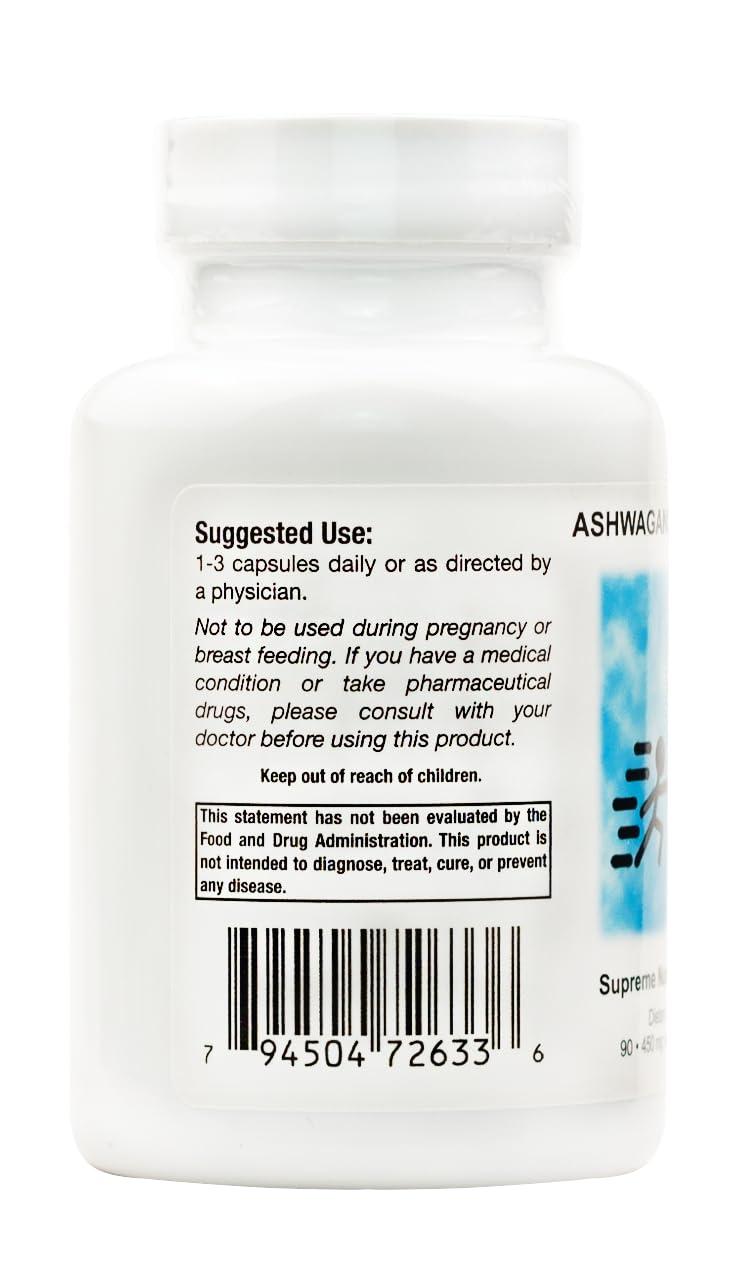 Supreme Nutrition Products Ashwagandha Supreme 90 Capsules