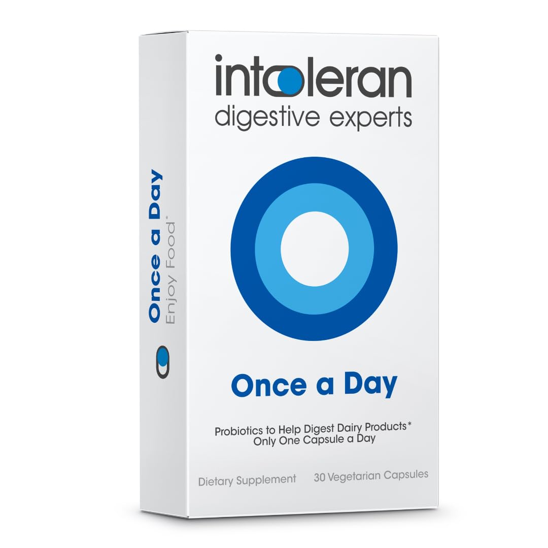 Intoleran Once a Day Probiotic Lactase Capsules, 30 Capsules