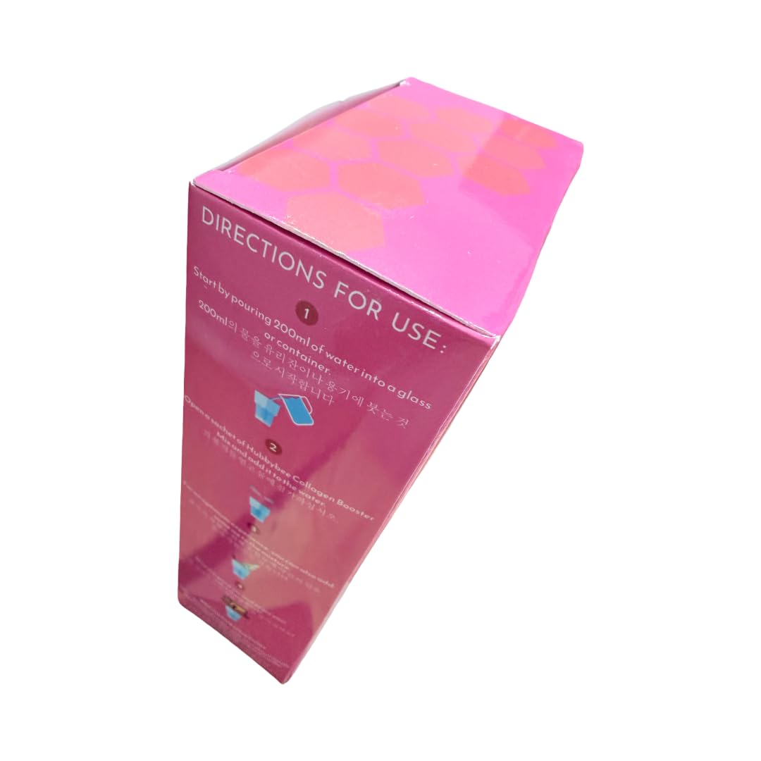Generic HubbyBee Premium Collagen Booster Mix Powder, Mango Flavor, 10 Sachets