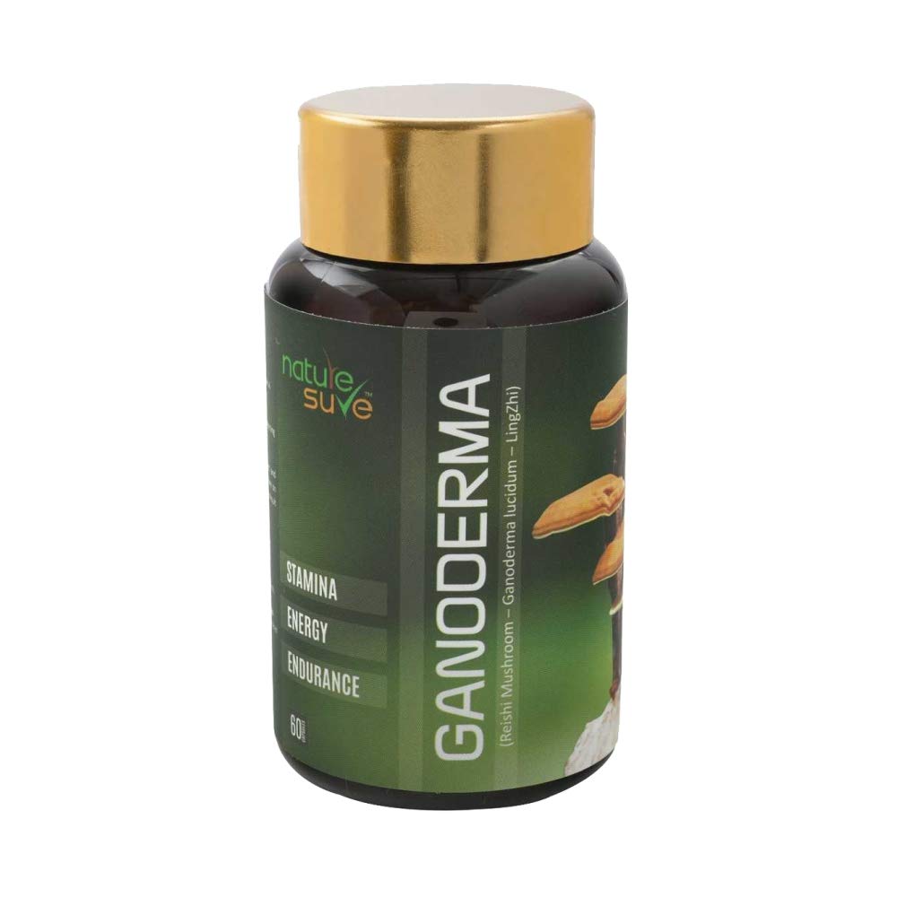 Nature Sure Ganoderma Capsules for Men & Women, 60 Capsules
