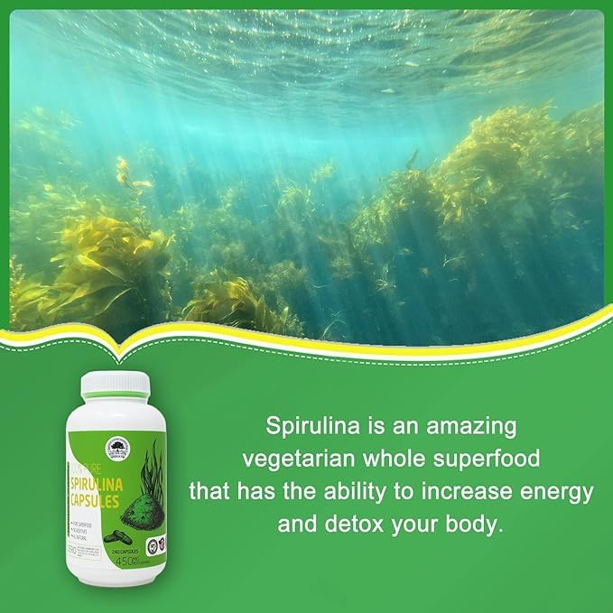 DABC OAK LAND Spirulina Tablets 3 Bottles