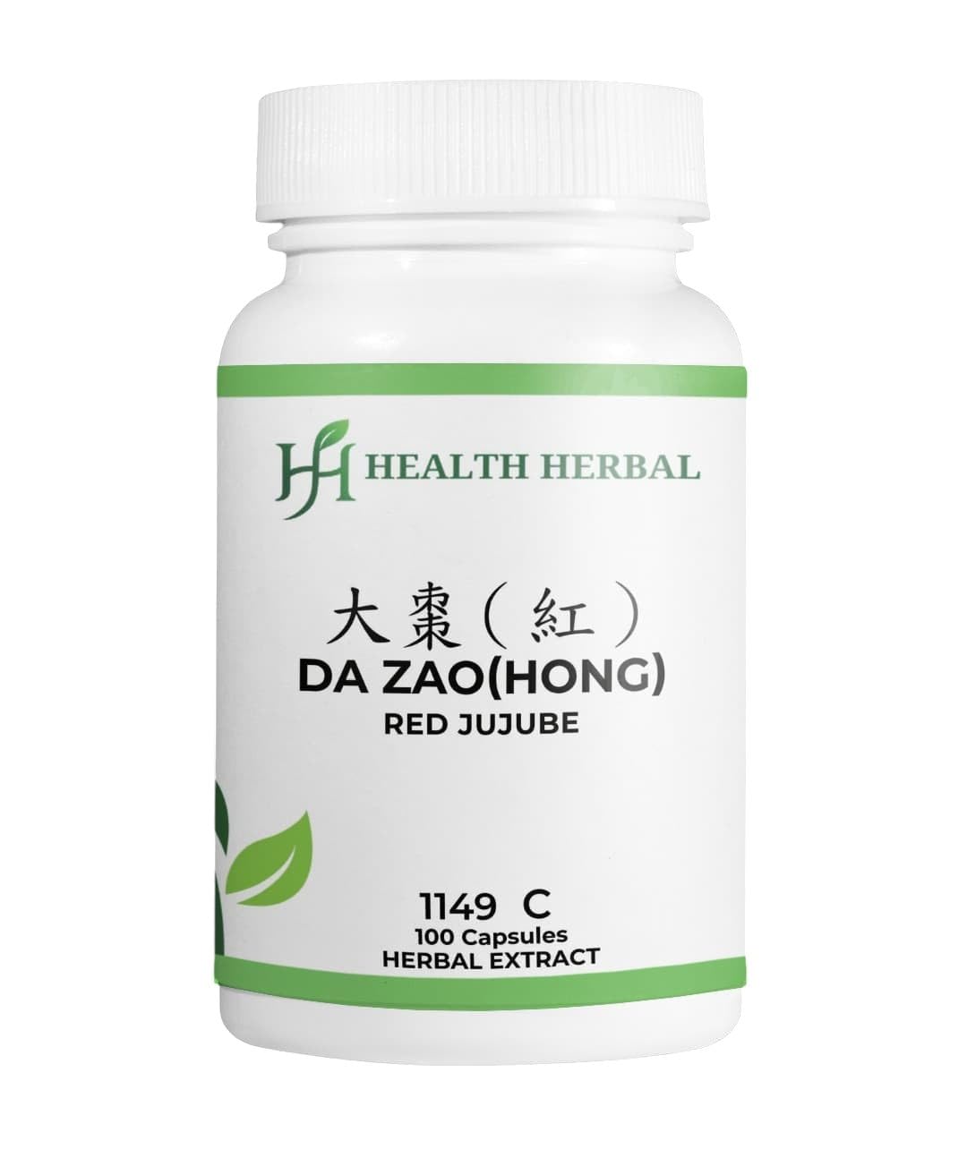 Health Herbal Da Zao (Hong)/Red Jujube Capsules, 100 Capsules