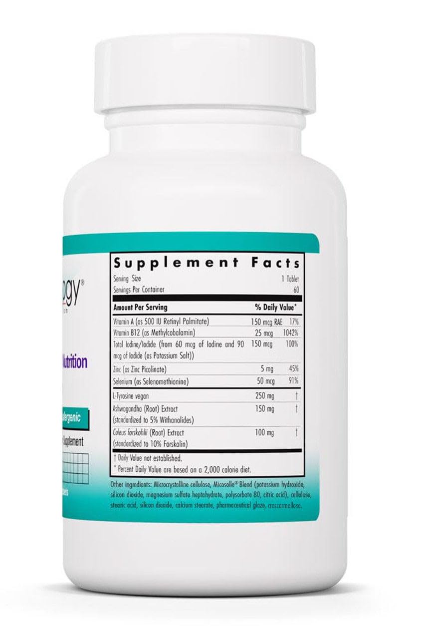 Allergy Research Group NutriCology Essential Thyroid Nutrition Capsules 60 Count