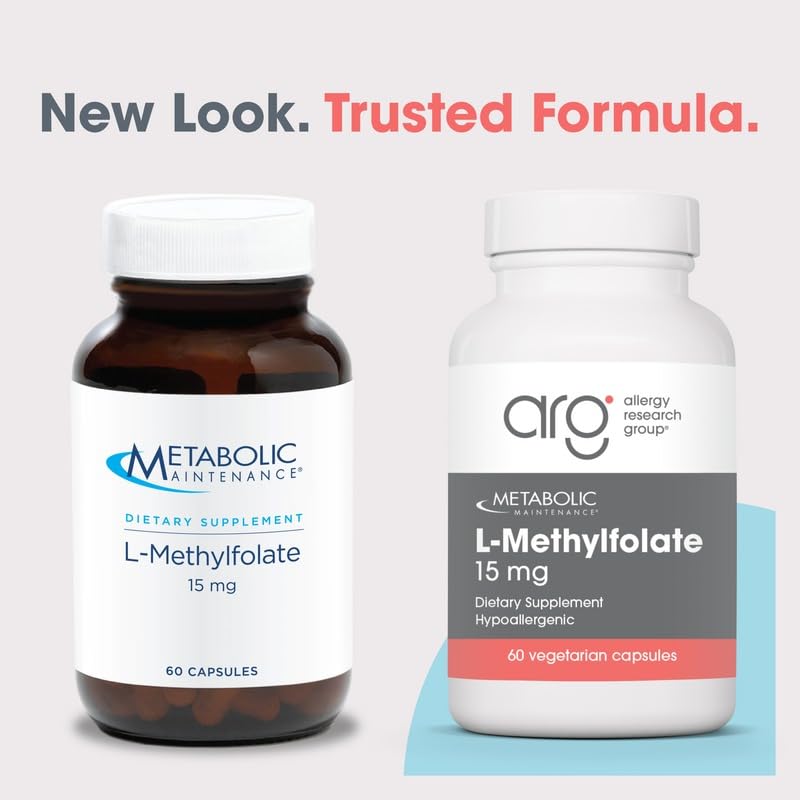 Metabolic Maintenance L-Methylfolate 15 mg Capsules, 60 Count