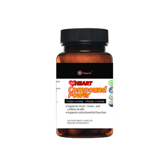 Aegabe CoQ10 + Omega-3 High-Potency Capsule, 1 Count