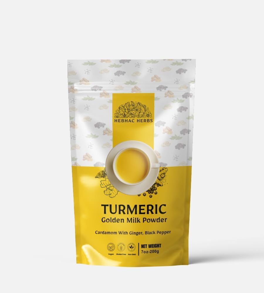 Hebhac Herbs Turmeric Golden Milk Powder 7 oz
