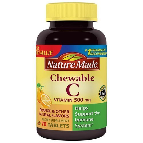 Nature Made Vitamin C Chewable Tablets 70 Count