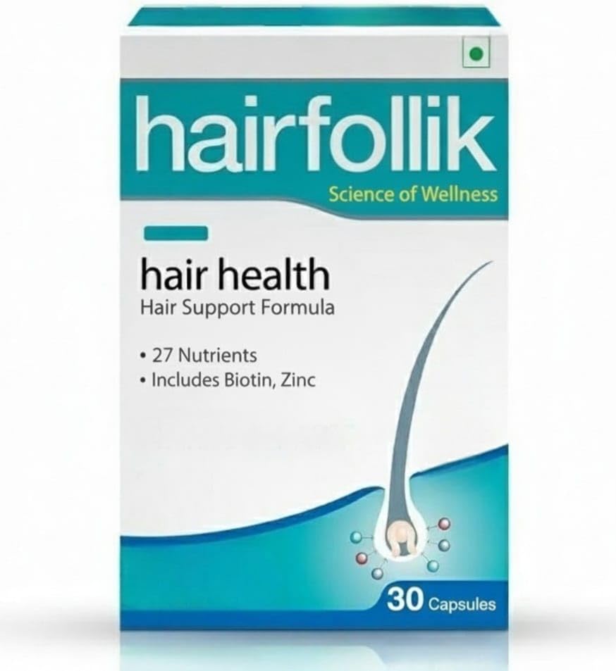 Generic Hairfollic Hair Supplements for Men Tablets, 30 Count