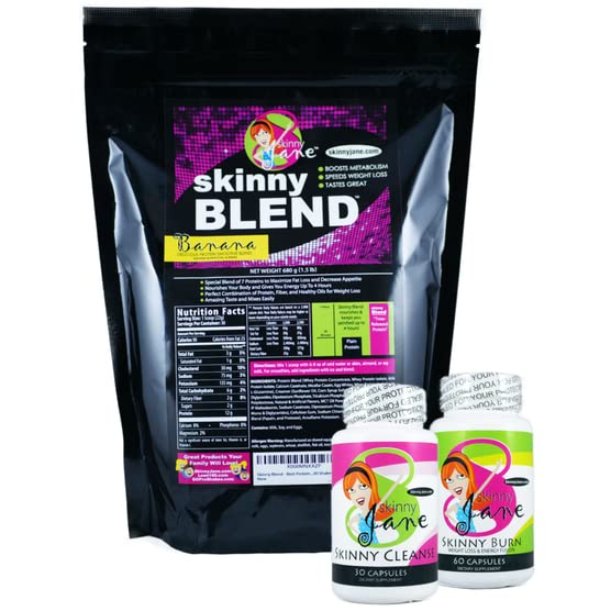 Skinny Jane Quick Slim Weight Loss Kit Powder, Capsules, 32 oz