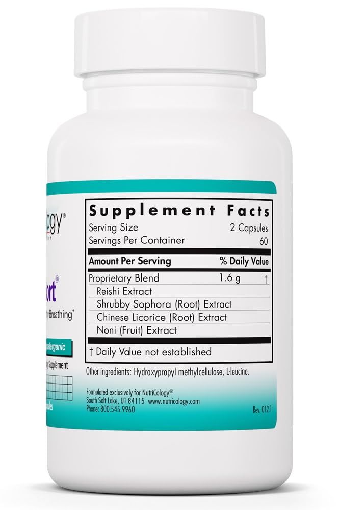 Nutricology PhytoCort Supplement Capsule 120 Count