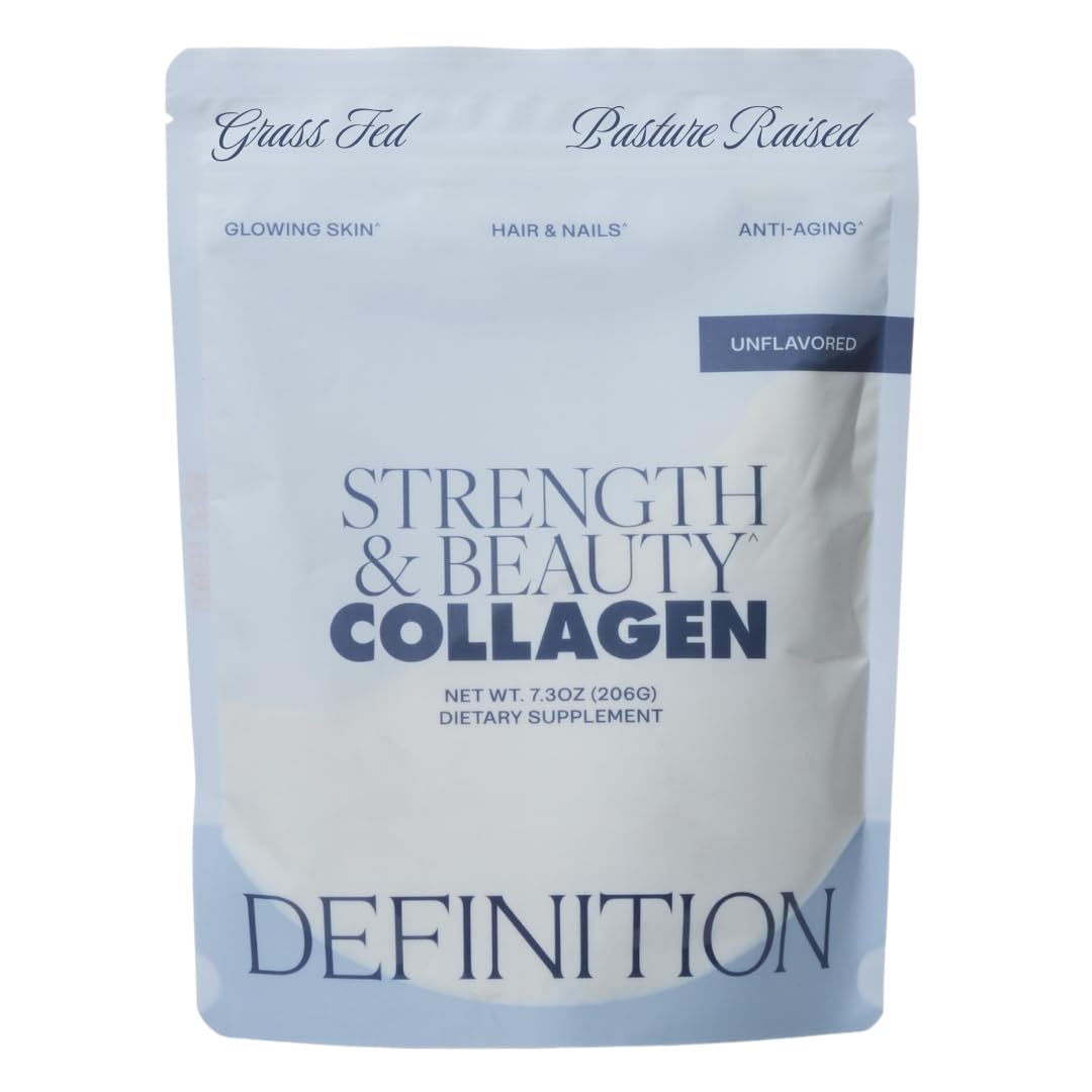 Barre Definition Collagen Powder for Women, Beauty Blend with Vitamin C, Biotin & Hyaluronic Acid, 7.3 Ounce