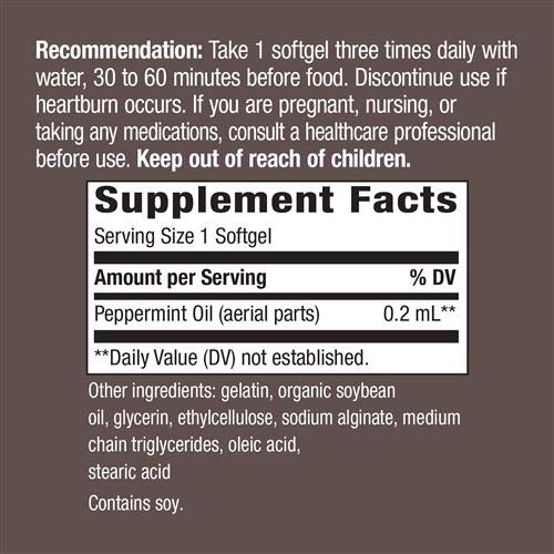Nature's Way Pepogest Enteric-Coated Peppermint Oil Softgels 300