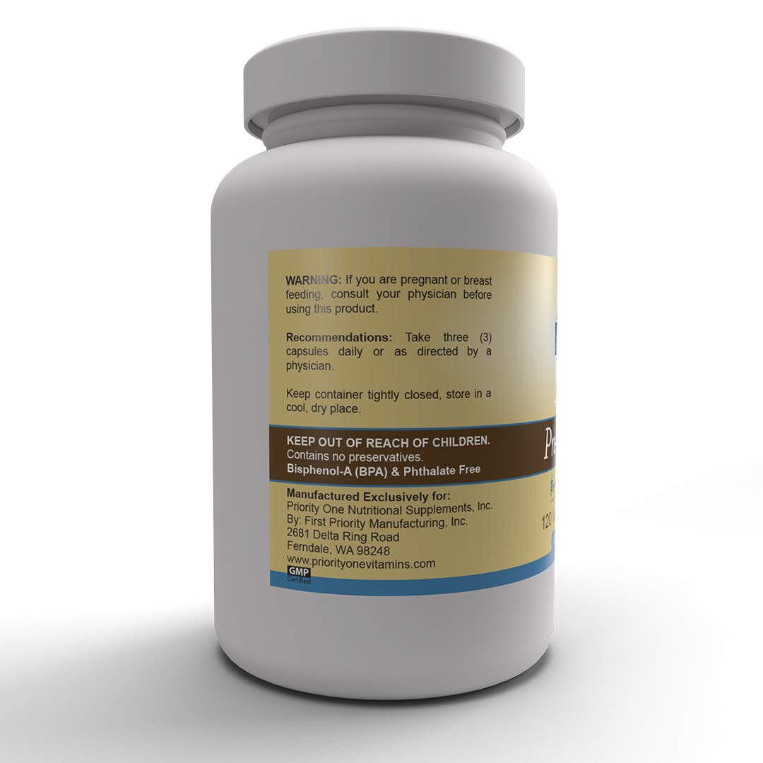 Priority One Pre+Probiotic 120 Vegetarian Capsules