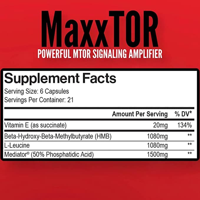 Max Muscle MaxxTOR Muscle Amplifier 126 Capsules