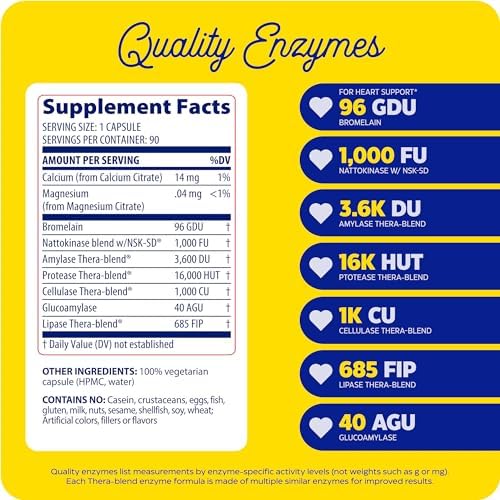 Enzymedica Natto-K Capsules, 90 Capsules