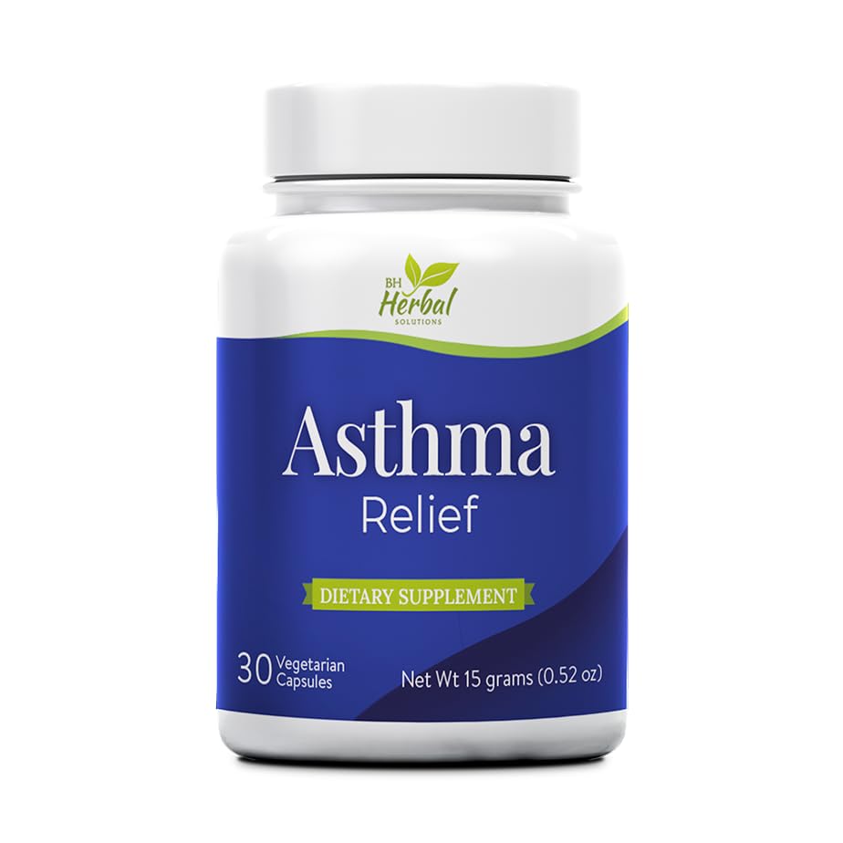 BH Herbal Solutions Asthma Relief Lung Support Capsule 1 Count