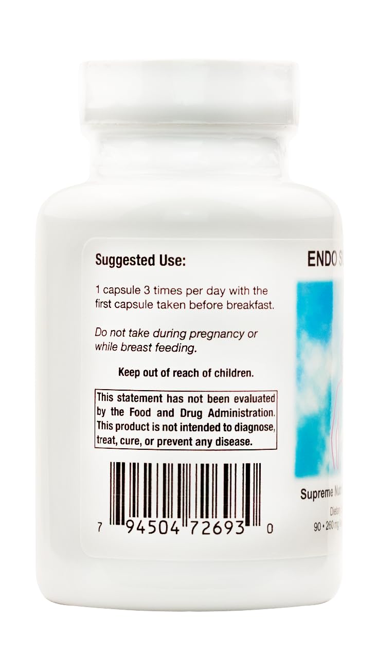 Supreme Nutrition Products Endo Supreme Pure Suma Root Capsules, 90 Count