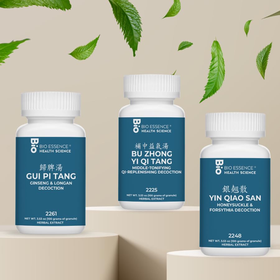 Bio Essence Health Science Xiang Sha Liu Jun Zi Tang/Costus & Chinese Amomum Decoction Capsules, 100 Capsules
