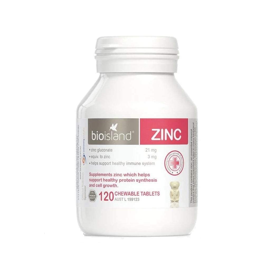 Bioisland Zinc Tablets 120 Count